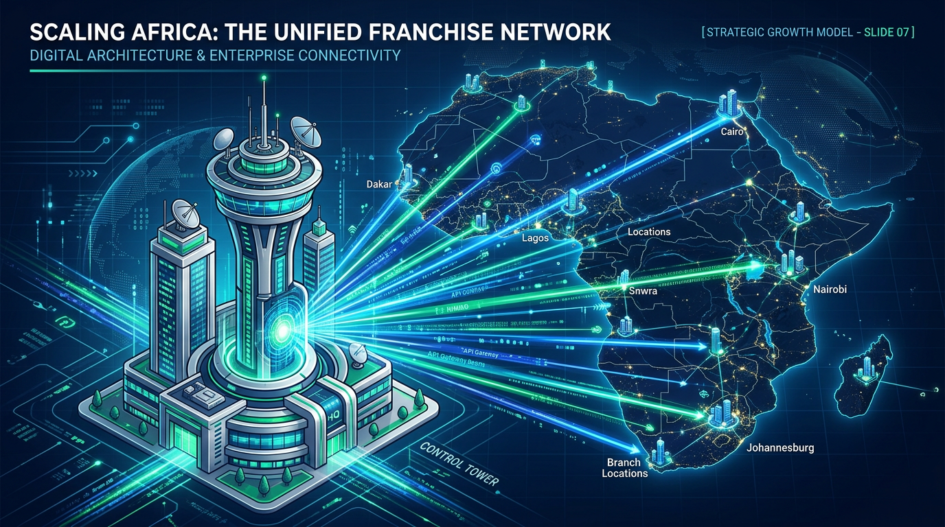 Enterprise franchise and API control tower